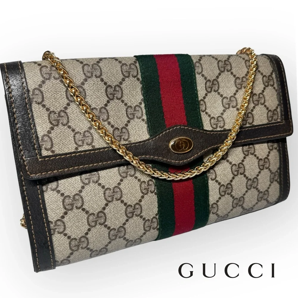 ♦️SOLD♦️Gucci Ophidia Supreme GG Monogram Crossbody Bag - Picture 1 of 17